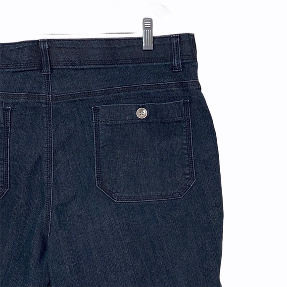 Lee Comfort Waistband Dark Wash Jean Shorts 16W - Picture 4 of 7